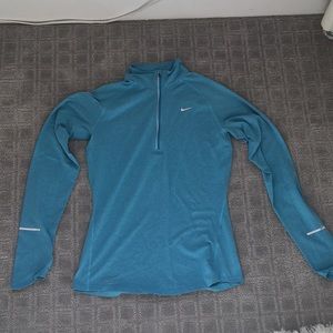 Nike quarter zip running fleece